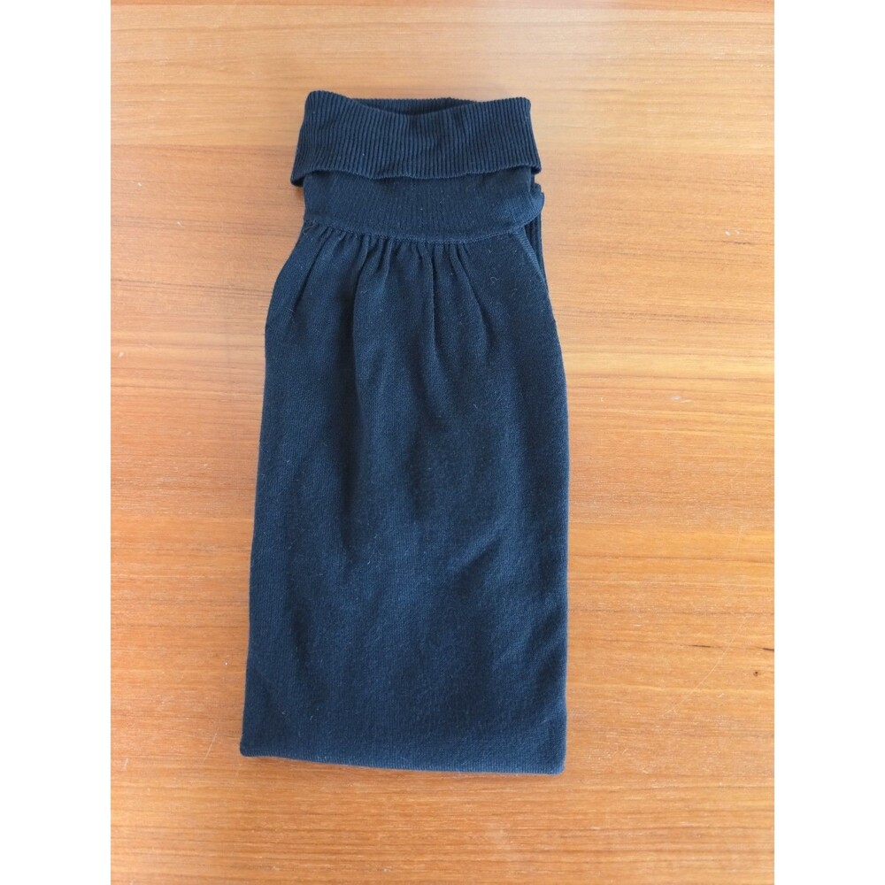 Forever Twenty One Women's Black Sleeveless Turtleneck Top Size L